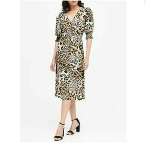 Banana Republic Leopard Print Dress ♥
